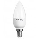 E14 LED Spuldze iekštelpām, 4W (320Lm), svečveida tips, silti balta 2700K (200)