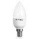 E14 Светодиодная лампа для внутреннего использования, 6W (470лм), тип свеча, натуральный белый 4000K (200)