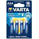 Baterija VARTA High Energy Alkaline (ZN/CA) AAA/LR03, 6 gab.