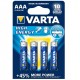 Baterijas VARTA High Energy Alkaline (ZN/MNO2) AAA/LR03, 6 gab.