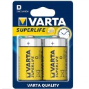 Baterijas VARTA Superlife (ZN/Ca) D/LR20, 2 gab.